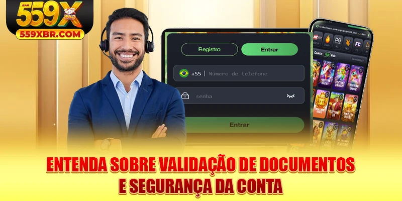 Entenda sobre validação de documentos e segurança da conta