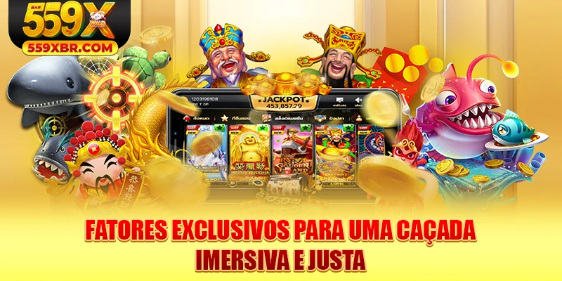 Fatores exclusivos para uma caçada imersiva e justa