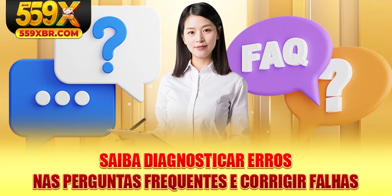Saiba diagnosticar erros nas perguntas frequentes e corrigir falhas